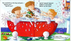 Big red bath